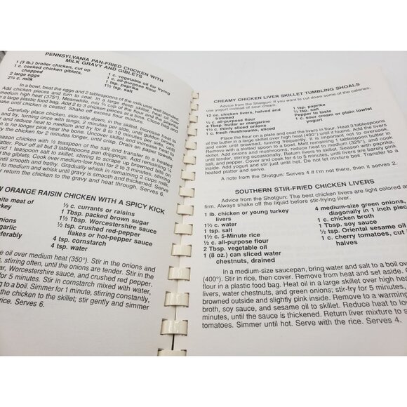 Cooking Country With Shotgun Red Cookbook Spiral-Bound First Edition 1993 READ - Picture 8 of 11